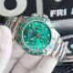 Swiss Grade Rolex Daytona Chrono SS Green Dial Green Ceramic Bezel Replica Watch (5)_th.jpg